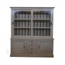 PAINTED FURNITURE FRENCH BOOKCASE OF LIVINGROOM