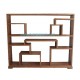 Indonesia bookcase teak furniture DW-LBCS01 (160 X 30 X 143)