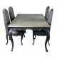 Indoor French Painted Table Diningroom Furniture