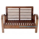 Indonesia Teak Furniture Sofa DW-AC11D ( 110X55X75)