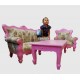 painted furniture of kids livingroom set chair indonesia