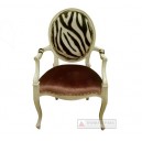French Furniture of dining chair white painted