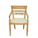 Indonesia Furniture Dining Chair with Arm