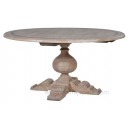 French Furniture of Mindi Pedestal Round Dining Table