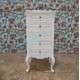French Furniture Bedside 5 drawers of French painted bedroom collections.
