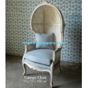 Painted furniture French Canopy Chair of livingroom