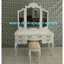 French furniture white Painted of Dressing Table mirror