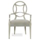 French Furniture of dining chair arm design white painted