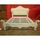 French Furniture Bed Painted Provincial Mahogany CA