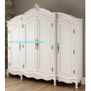 French Furniture Armoire 4 doors solid Mahogany