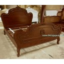 Classic Furniture Indonesia Carved Louis XV Bed