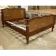 Indonesia Furniture , Louis Rattan Bed Mahogany Classic Furniture Style