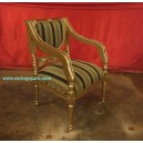 Indonesia Furniture of Gold Arm Chair