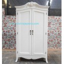Olivia 2 Door Armoire Mahogany Furniture Indonesia